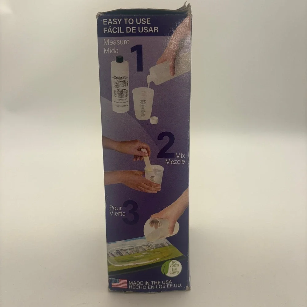 EnviroTex Lite Pour-On High Gloss‎ Finish 32oz Clear Epoxy Resin Kit 02032